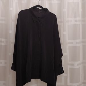 100% Silk Eileen Fisher Button Down Shirt 3X